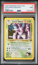 Giovanni's Nidoking 7/132 Gym Challenge PSA 9 78878204