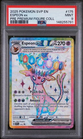 Espeon ex (175) Black Star Promo PSA 9 148255791