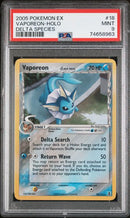 Vaporeon Delta Species - Holo 18/113 Delta Species PSA 9 74658963