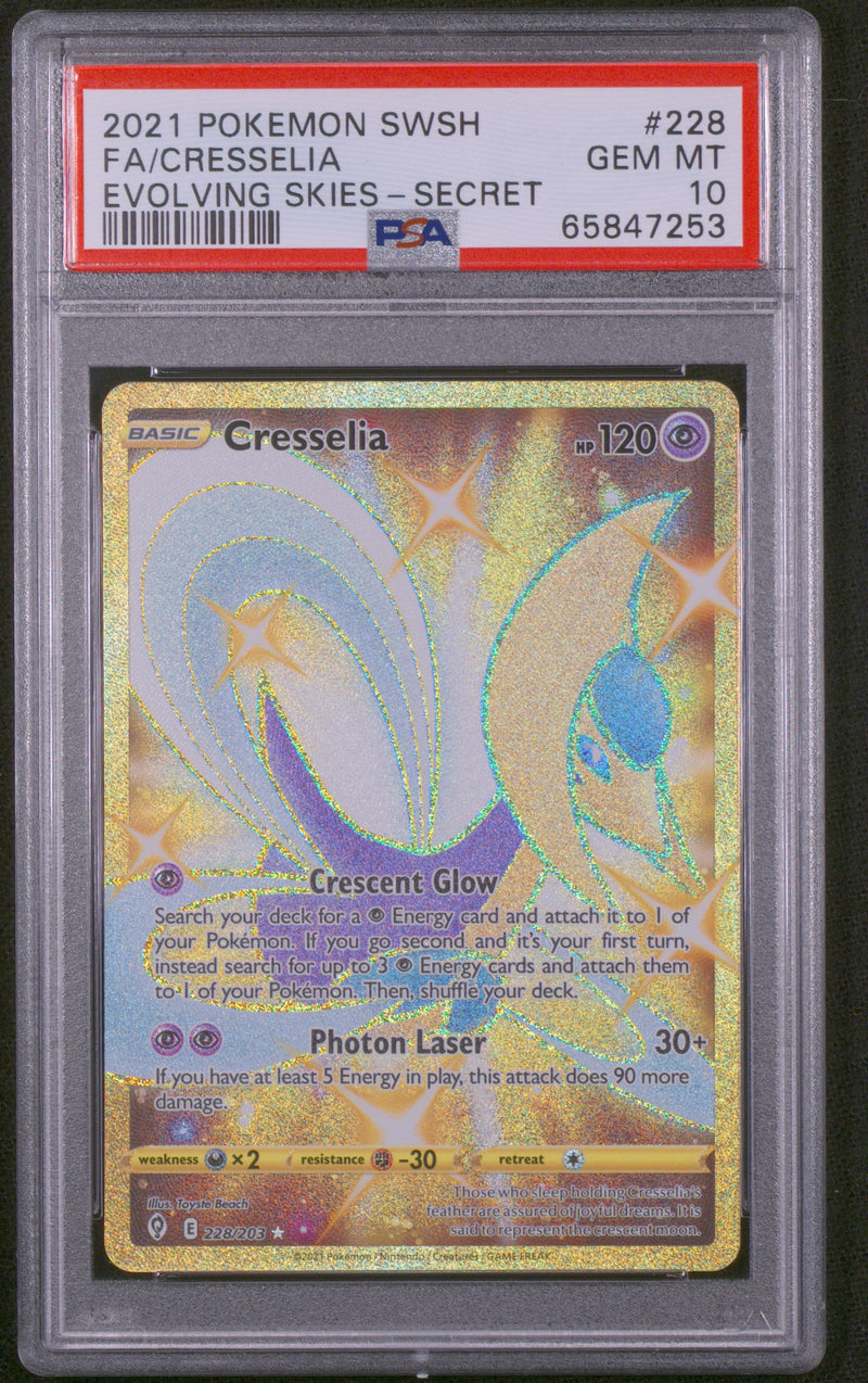 Cresselia 228/203 Evolving Skies PSA 10 65847253