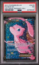 Mew ex RC24/RC25 Black & White Legendary Treasures Radiant Collection PSA 7 93786298