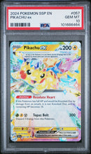 Pikachu ex 057/191 Surging Sparks PSA 10 101686464