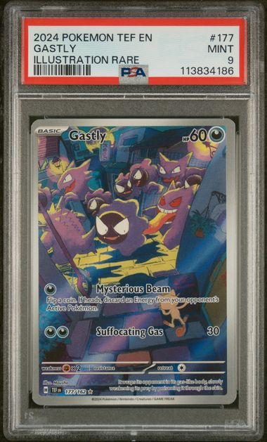 Gastly 177/162 Temporal Forces PSA 9 113834186