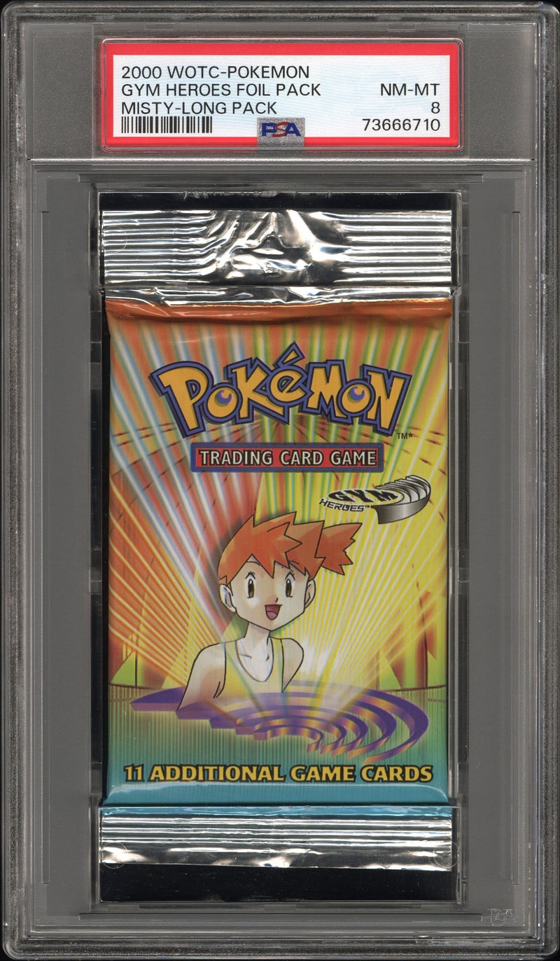 Gym Heroes Booster Pack Misty Art PSA 8 7366710