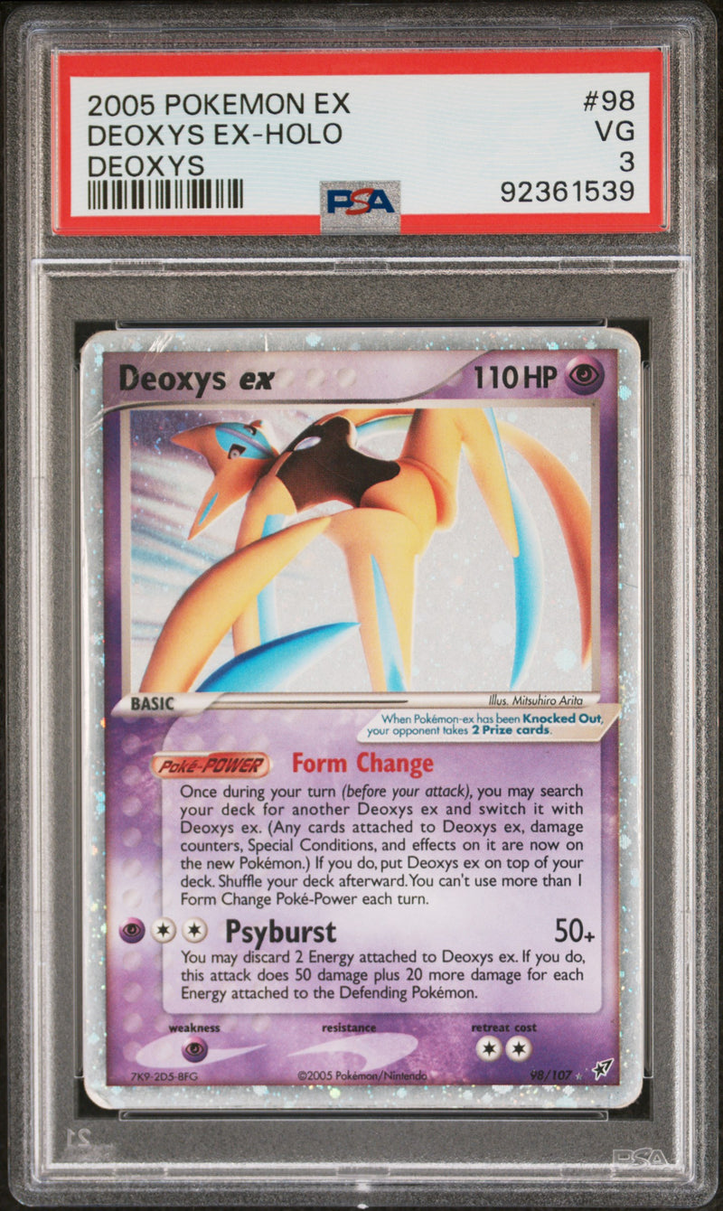 Deoxys ex 98/107 Deoxys PSA 3 92361539