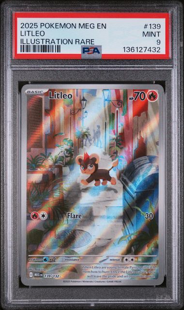 Litleo 139/132 Mega Evolution PSA 9 136127432