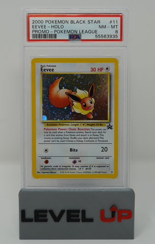 Eevee 11 Black Star Promo Holo PSA 8 55563935