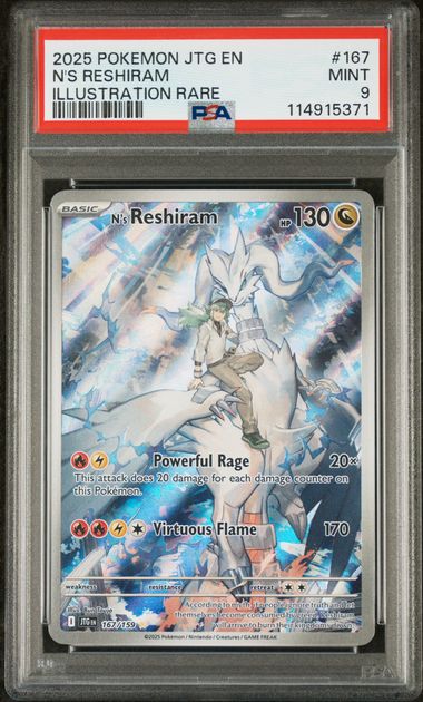 N's Reshiram 167/159 Journey Together PSA 9 114915371