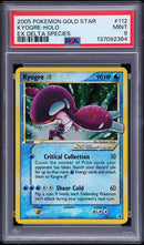 Kyogre Star 112 EX Delta Species Secret Rare PSA 9 137092364