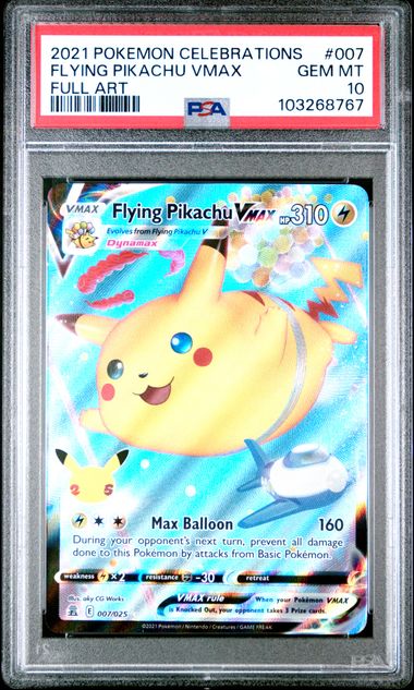 Flying Pikachu VMAX 007/025 Celebrations PSA 10 103268767