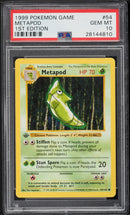 Metapod 54/102 Base Set 1st Edition PSA 10 28144810