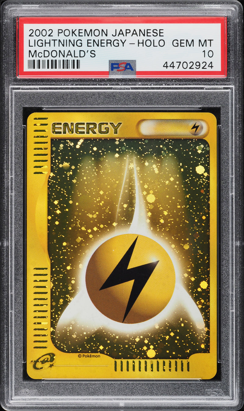 Lightning Energy Japanese McDonald's Holo PSA 10 44702924