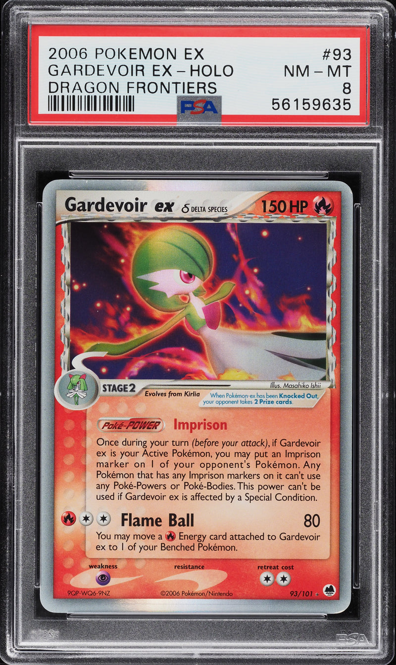 Gardevoir ex 93/101 Dragon Frontiers PSA 8 56159635