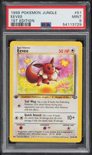 Eevee 51/64 Jungle 1st Edition PSA 9 54113729