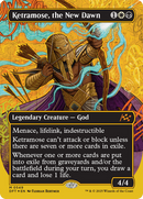 Ketramose, the New Dawn (Borderless) (First-Place Foil) [Aetherdrift]