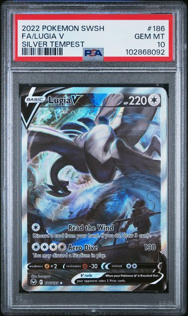 Lugia V 186/195 Silver Tempest PSA 10 102868092