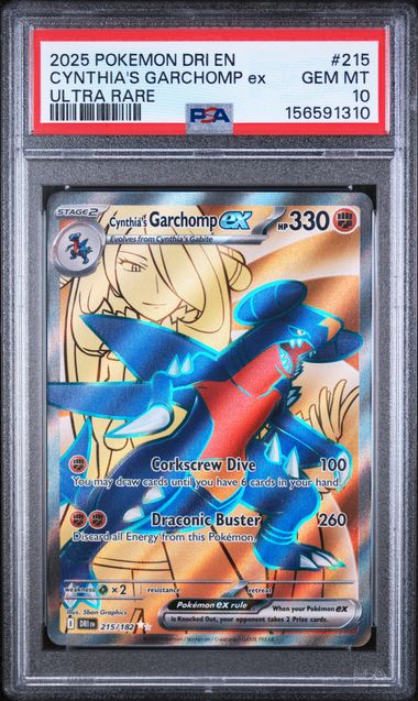 Cynthia's Garchomp 215/182 Destined Rivals PSA 10 156591310