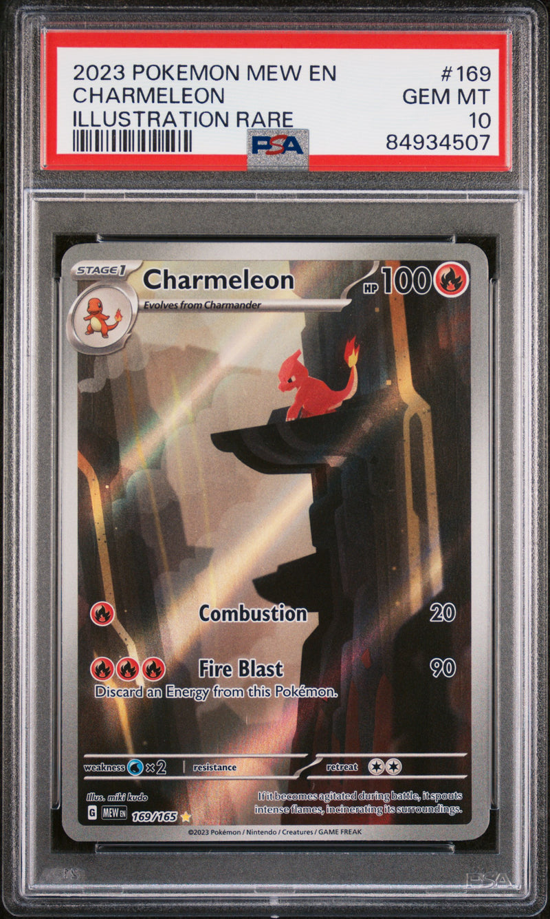 Charmeleon 169/165 151 Illustration Rare PSA 10 84934507
