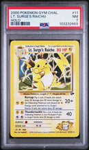 Lt. Surge's Raichu 11/132 Gym Challenge PSA 7 103232663