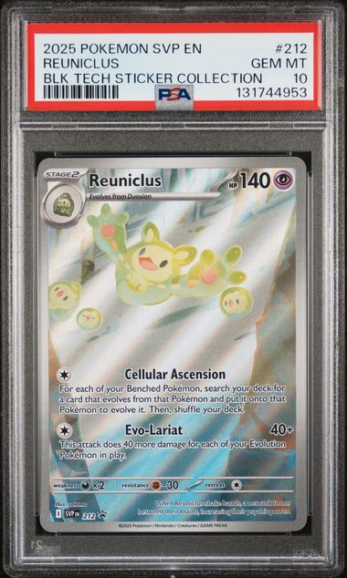 Reuniclus (212) Black Star Promos PSA 10 131744953