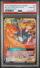 Moltres & Zapdos & Articuno GX 44/68 Hidden Fates Full Art PSA 10 131744963