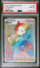 Marnie 208/202 Sword & Shield Base Secret PSA 8 73398302