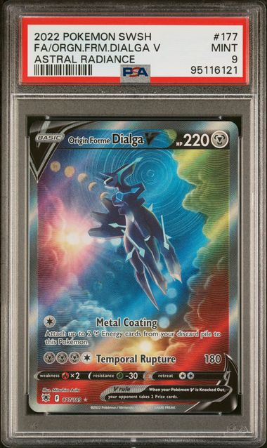 Origin Forme Dialga V 177/189 Astral Radiance PSA 9 95116121