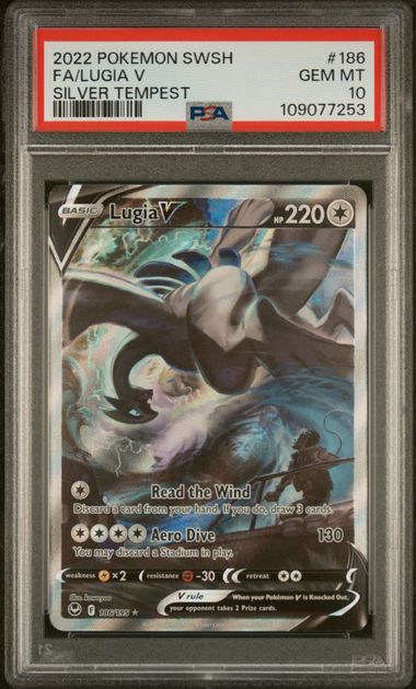 Lugia V 186/195 Silver Tempest PSA 10 109077253