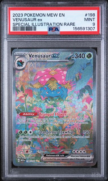 Venusaur ex 198/165 S&V 151 PSA 9 156591307