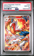 Infernape 173/167 Twilight Masquerade Illustration Rare PSA 10 109570325