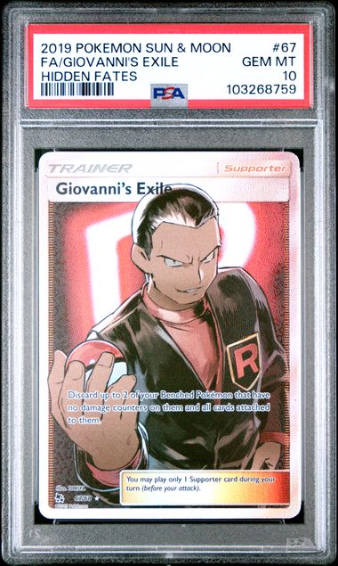 Giovanni's Exile 67/68 Hidden Fates PSA 10 103268759