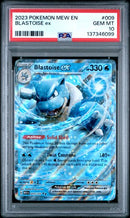 Blastoise ex 009/165 S&V: 151 PSA 10 137346099