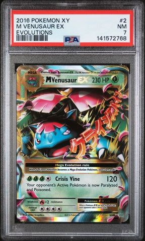 M Venusaur EX 2/108 Evolutions PSA 7 141572768