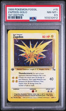 Zapdos 15/62 Fossil 1st Edition PSA 8.5 103232612