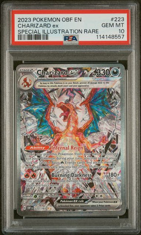 Charizard ex 223/197 Obsidian Flames PSA 10 114148557
