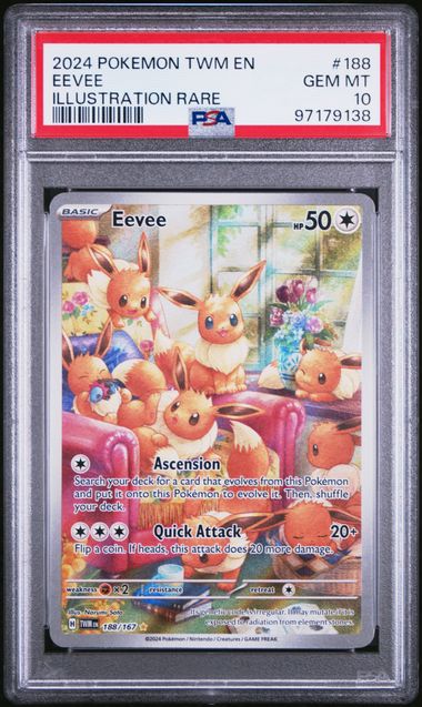 Eevee ex 188/167 Scarlet & Violet: Twilight Masquerade PSA 10 97179138