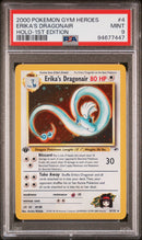 Erika's Dragonair 4/132 1st Edition PSA 9 94677447