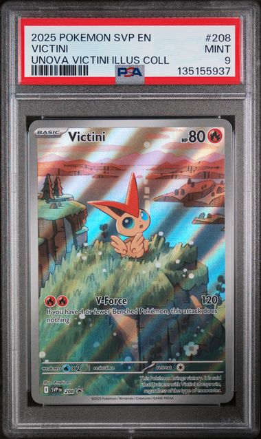 Victini (208) Black Star Promo PSA 9 135155937