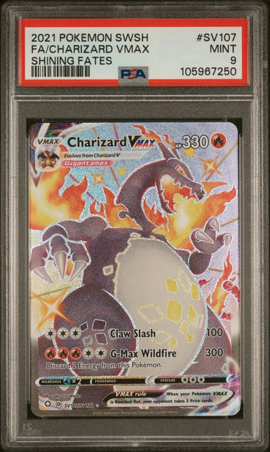 Charizard VMAX SV107/SV122 Shining Fates PSA 9 105967250