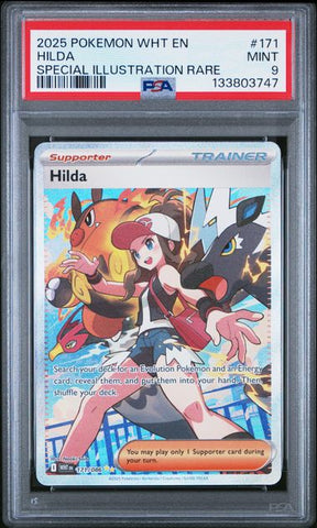 Hilda 171/086 White Flare PSA 9 133803747