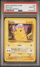 Pikachu Yellow Cheeks 58/102 Base Set PSA 10 76016255