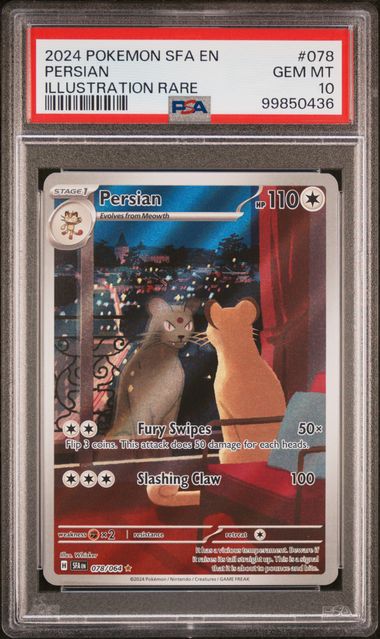 Persian 078/064 Scarlet & Violet: Shrouded Fable PSA 10 99850436