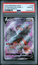 Hisuian Arcanine V 179/195 Silver Tempest PSA 10 112959220