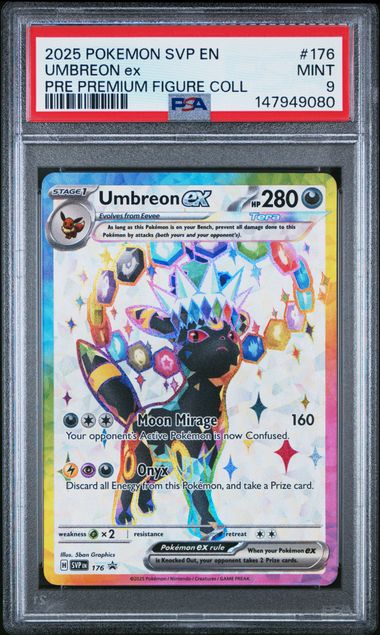 Umbreon ex (176) Black Star Promo PSA 9 147949080