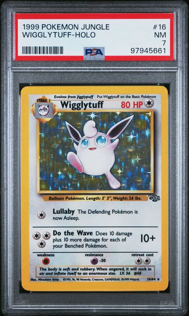 Wigglytuff 16/64 Jungle PSA 7 97945661