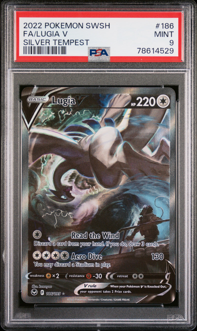 Lugia V 186/195 Silver Tempest PSA 9 78614529