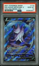 Galarian Moltres V 170/198 Chilling Reign PSA 10 64960651