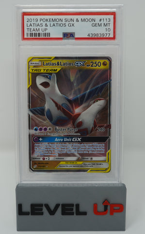 Latias & Latios Gx 113/181 Team Up PSA 10 43983977