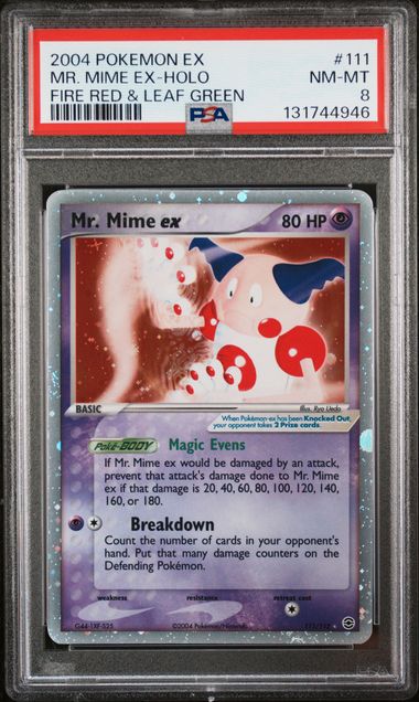 Mr. Mime 111 Fire Red & Leaf Green PSA 8 131744946