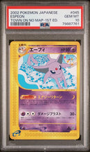 Espeon 045/092 Town on No Map 1st Ed. (Aquapolis) PSA 10 79887761